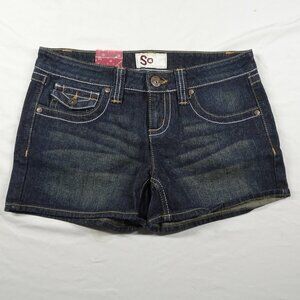 So Juniors Jean Shorts Size 3